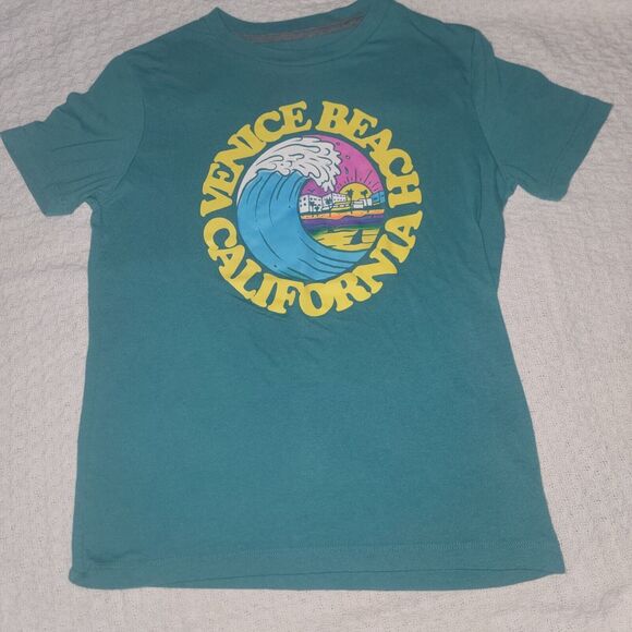 Boys Old Navy Shirt Bundle Size 10/12 Monster Truck Venice Beach 2 Total - Picture 5 of 7